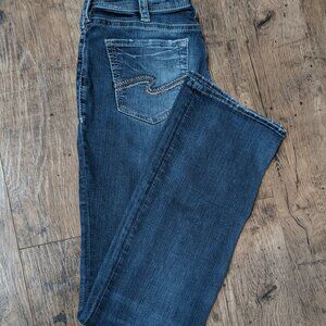 Silver Jean Suki High  Slim Boot Size W31/L33